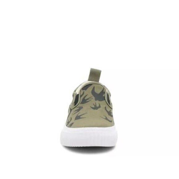 MCQ Alexander MCQueen Women's Swallow Olive Green Slip On Sneaker 41/ US 11 Size - Picture 2 of 5
